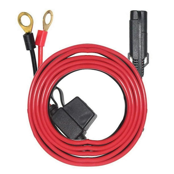 Ring Terminal Cable - SAE to O Ring Terminal Harness Quick Connect/Disconnect Ring Terminal Assembly