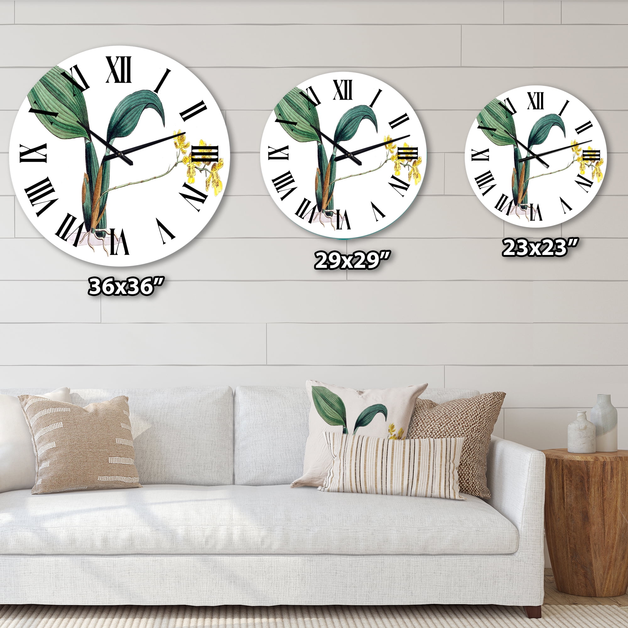 Designart 1 in Quartz Traditional Wall Clock