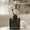 Gardenia - 1.69oz, variant on No Fire Fragrance - 1.69oz Elegant Black Glass Diffuser with White Roses, Air Freshener for Home, Bedroom, Bathroom, Office, Ideal Christmas Gift, Durable Scent, Reed Diffuser Oils
