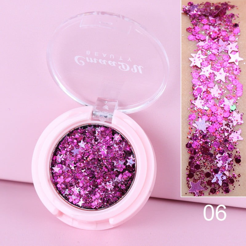 1Pc Holographic Eyeshadow Powder Monochrome Pigment Glitter