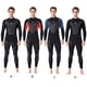 thumbnail image 2 of Soidarity Trajes de neopreno Traje de buceo Pantalones de manga larga de secado rápido Protección solar de una pieza Mantener el calor para Deportes acuáticos linea negra/negra S, 2 of 6