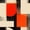 Color 1, variant on Peel and Stick Wallpaper Abstract Geometric Composition Orange Circles Rectangles Beige 24in x 118in Contact Paper Removable Self Adhesive Wall Mural Wall Decor for Bedroom Kitchen Cabinets