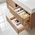 thumbnail image 6 of Pemberly Row 48" Single Sink Wall-Mount Floating Wood Bathroom Vanity No Mirror, 6 of 10