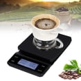 thumbnail image 4 of leyfeng Báscula de cocina digital Báscula de alimentos Báscula de café con temporizador 3 kg / 0.1 g Control táctil Carga USB 5, 4 of 7