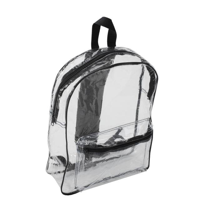 Clear Security Backpack, Black Case of 50 Walmart Canada