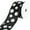 Black, variant on Glittered Jumbo Polka Dots Satin Wired Ribbon, 2-1/2-Inch, 10-Yard - Kiwi