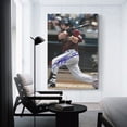 thumbnail image 3 of Autographed Jeff Bagwell Poster Canvas Wall Art Poster Decorative Bedroom Modern Home Print Picture Artworks Posters 12x18inch(30x45cm), 3 of 6