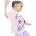 thumbnail image 5 of Rolling Stones Toddler Girl Graphic Tee and Bike Shorts Set, 2-Piece, Sizes 12M-5T, 5 of 11