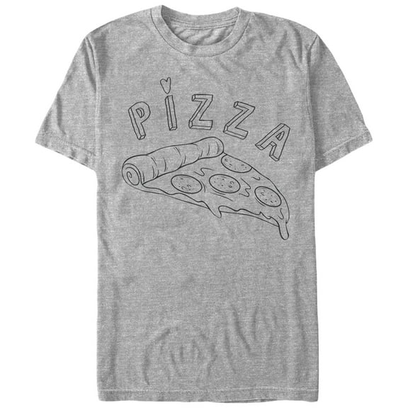 Men's Lost Gods Pizza Doodle Graphic Tee Athletic Heather Small