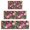 Pioneer Flower Floral-3, variant on Pioneer Flower Floral Print Pattern Kitchen Rugs Sets Of 3,Kitchen Runner Rugs Non Skid Washable,Decorative Kitchen Floor Mats for Kitchen,Sink,Laundry,17"x30" 17"x47" 17"x59"