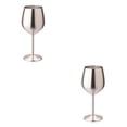 thumbnail image 4 of Wosthever Copa de vino de acero inoxidable de 500ml, vaso de una sola capa para bebidas, copa de cóctel de champán, doméstico para Type3 NO3, 4 of 6