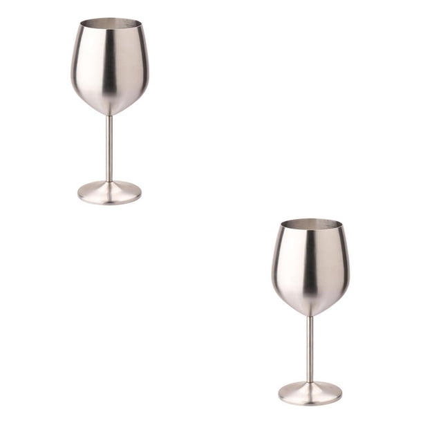Cateissary Copa de vino de acero inoxidable, copa de cóctel de una sola capa, herramienta de cocina, copas de doméstico para accesorios de Type3 NO3