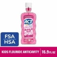 thumbnail image 2 of ACT Kids Anticavity Fluoride Rinse, Bubble Gum Blow Out 16.9 oz (Pack of 6), 2 of 3