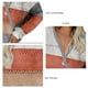 thumbnail image 4 of Mujeres V Masajeadores de cuello color block knit suéter gota hombro manga larga casual pullover Jumper Tops para Otoño Invierno, 4 of 5