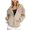 Khaki, variant on Tanghaowl Sweatshirts for Women Loose Fit Autumn Winter Print Zipper Long Sleeve Pocket Drawstring Casual Sports Hooded Sweatshirt Khaki XXXL