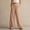 Khaki, variant on Women's Pants Plus Size Petite Summer Loose Casual High Waisted Elastic Waistband Pocket Straight Leg Cropped Pants