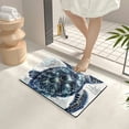 thumbnail image 4 of Creowell Turtle Fast Absorption Bath Mat Eco-Friendly Home Decor 24x16in, 4 of 5