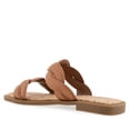 thumbnail image 3 of Aerosoles Colette Women's Flat Slide Sandals Color: Gold Metallic Size: 8, 3 of 4