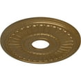 thumbnail image 3 of Ekena Millwork 16"OD x 3 5/8"ID x 3/4"P Melonie Ceiling Medallion (Fits Canopies up to 6 3/8"), Hand-Painted Pale Gold, 3 of 6