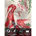 thumbnail image 7 of Red Gnomes Cloth Napkins Set of 6 Reusable Dinner Napkins, Valentine Roses Leaves Love Beige Rustic Cocktail Napkin Washable Table Napkins for Wedding/Holiday Party/Baby Shower 20"x20", 7 of 7