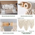 thumbnail image 2 of Colgante de Pared de Macramé, Tapiz de Macramé para Colgar en La Pared, Tapiz de Hojas Tejidas A Mano Bohemio, Decoración Tejida Bohemia para Apartamento, Galería, Sala de Estar, 2 of 7