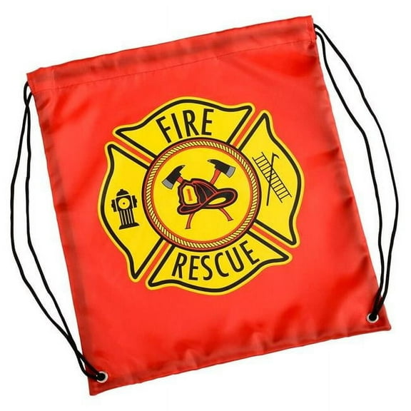 Aeromax, Inc DSFR Drawstring Backpack Firefighter, Red