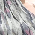 thumbnail image 3 of Pink and Grey Watercolor Feather Pattern Blanket,Comfortable Soft Flannel Throw Blanket,All Season,Warm Lightweight Blankets for Sofa Bed Couch Living Room Chair,30"x40", 3 of 4