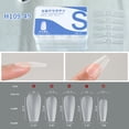 thumbnail image 4 of 100Pcs Frosted Handmade Fake Nails Professional Quality Ultra-thin Trace-less Fake Nails for Stunning Nail Designs, 4 of 8