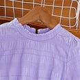 thumbnail image 4 of WUANDIXFA Toddler Girl Long Sleeve Dress Toddler Girls Spring Dresses Long Sleeve Print Dresses Girls Clothes Back to School Dress Purple,3-4 years, 4 of 8