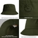 thumbnail image 3 of Sombrero de pescador de sarga de algodón verde Timberland para hombre T/M, 3 of 3