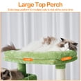 thumbnail image 3 of Árbol para Gatos Heybly HCT034GR de 180 cm de Alto con 2 Perchas, 2 Condominios, 3 of 9