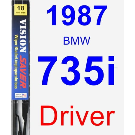 - 1987 BMW 735i Driver Wiper Blade - Vision Saver