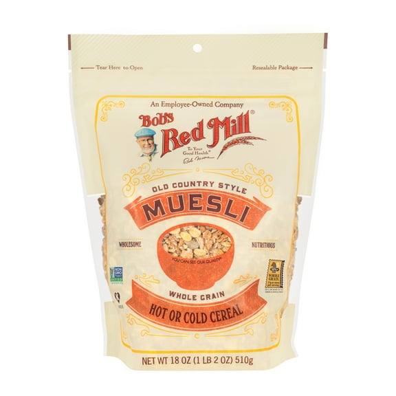 Bob's Red Mill Old Country Style Muesli, 18 oz Shelf-Stable Bag