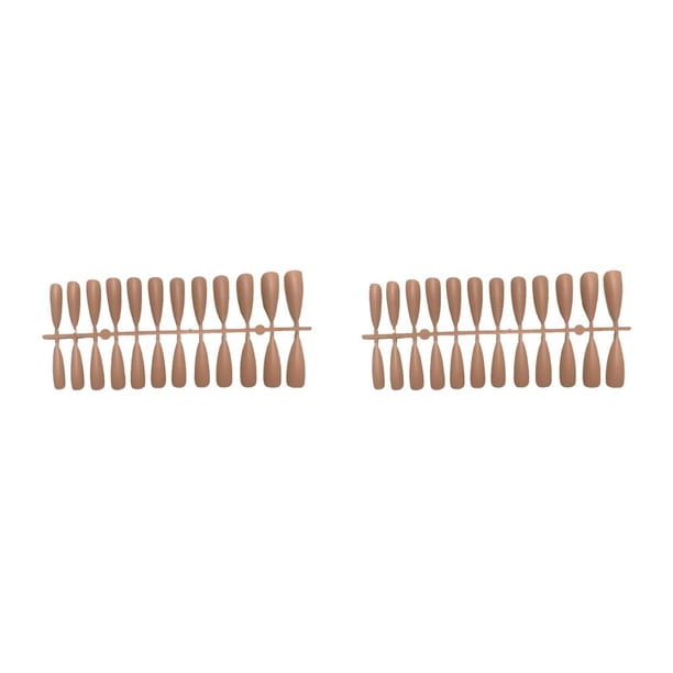 Tabletas para Mejorar las Uñas Vogacara Diseño Elegante de Puntos Textura Esmerilada 24 Piezas CBP456138