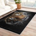 thumbnail image 1 of Tiger Rug & Home Decor - Wild Animal Rugs for Entryway, Front Door Mat Indoor Entrance, Washable Rugs, 3x5 Rug, Non Slip Soft Low Pile Small Area Rug, Wildlife Carpet & Room Decorations X-&236, 1 of 7