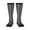 2 Black-1, variant on Silver Glitter Hearts Print Compression Socks for Both Men And Women for Running, Travel, Flight, Nurse