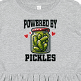 thumbnail image 4 of Inktastic Pickle Lover Funny Powered by Pickles Girls Toddler Dress, 4 of 5