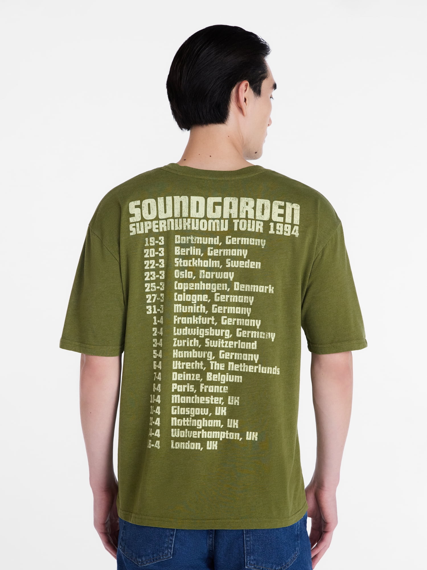 Soundgarden Men's and Big Men's Graphic Tee with Short Sleeves, Sizes XS-5XL