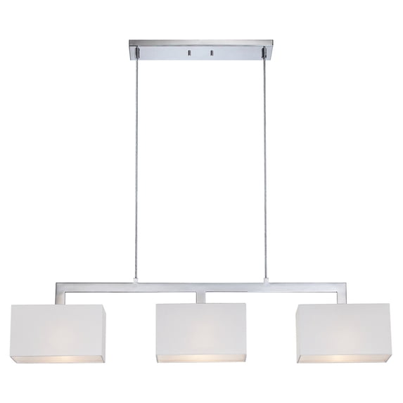 Quoizel Remi Island Chandelier with 3 Lights in Polished Chrome