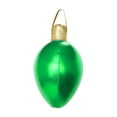 thumbnail image 2 of Adorno navideño inflable con forma de bola colgante, decoración navideña multifuncional, suministros para fiestas en casa, vacaciones y exteriores. Verde, 2 of 9