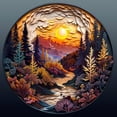thumbnail image 1 of Puzle de madera Purdicra Sunset Forest Animal, 100 unidades, para adultos, 1 of 7