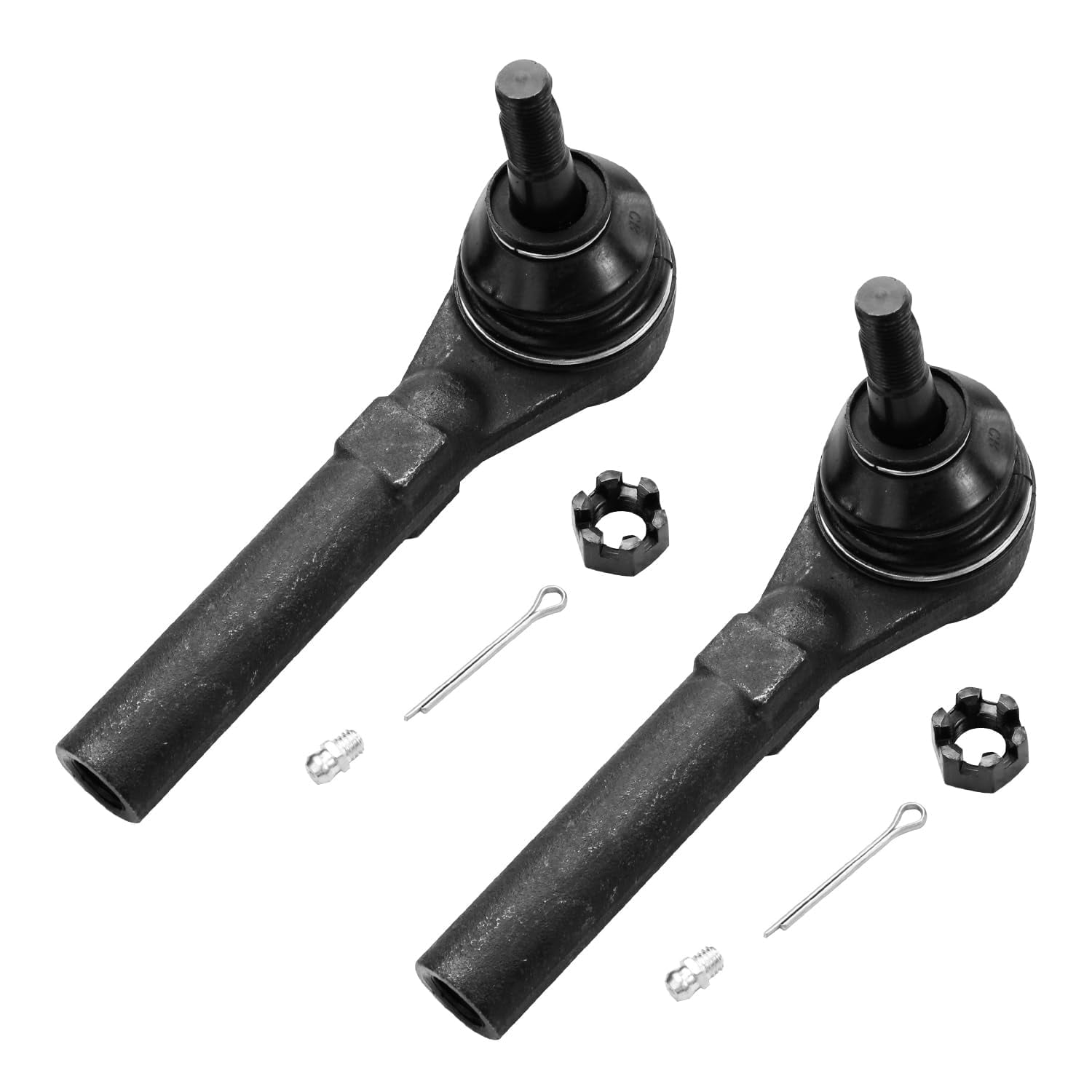 Detroit Axle - 8pc Suspension Kit for 2008-2010 Dodge Grand Caravan, Chrysler Town & Country, 4 Inner and Outer Tie Rods, 2 Sway Bar Links, 2 Boots, Replacement
