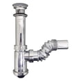 thumbnail image 1 of Cespol Para Lavabo Cromado Bote CH Con Boton Push Fleximatic 2218C, 1 of 5