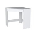thumbnail image 3 of DeeHome Harper White Spacious Drawer Corner Desk, 3 of 6