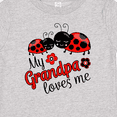 thumbnail image 4 of Inktastic My Grandpa Loves Me with Cute Ladybugs Boys or Girls Baby T-Shirt, 4 of 5