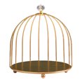 thumbnail image 2 of Bird Cage Desktop Perfume Organizer Holder Countertop Makeup Rack storage make up rack 1-Tier, 2 of 9