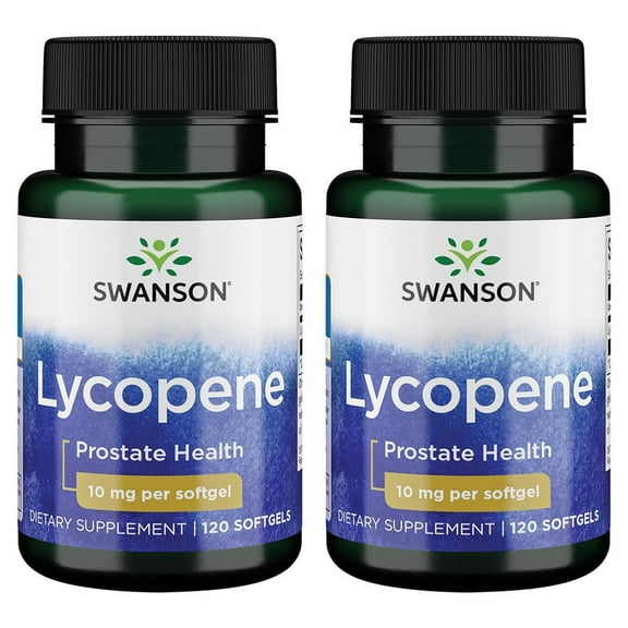 Swanson Lycopene 10 mg 120 Sgels 2 Pack
