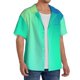 thumbnail image 2 of Balery blue green colors Camisa Casual de Manga Corta con Botones para Hombre, Texturizada, Estilo Cubano, para Playa, Verano-XX-Large, 2 of 5