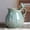 Blue bird-shaped vase, variant on A vintage pastoral-style ceramic water jug vase, featuring a bird-shaped element on the handle. Decorative ceramic hydroponic green plant vase, capable of holding water, suitable for balcony and livi