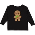 thumbnail image 3 of Inktastic Gingerbread Christmas Boys or Girls Long Sleeve Toddler T-Shirt, 3 of 5